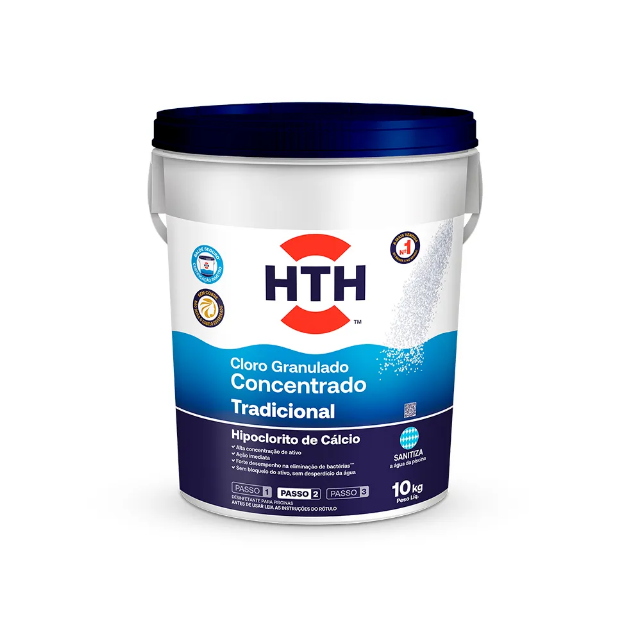 Cloro concentrado HTH — Balde 10 kg